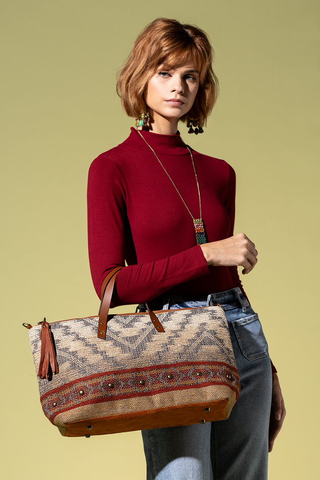 Chapparal Buddy Handcrafted Carryall Tote Bag