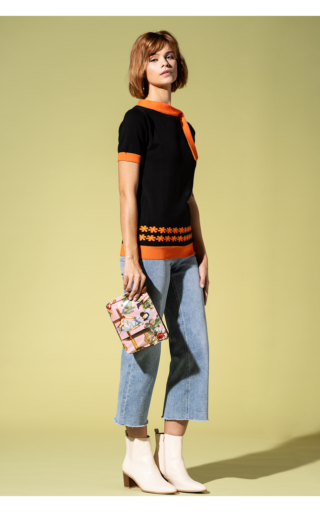 Western Pinup Cowgirl Accessory Pouch