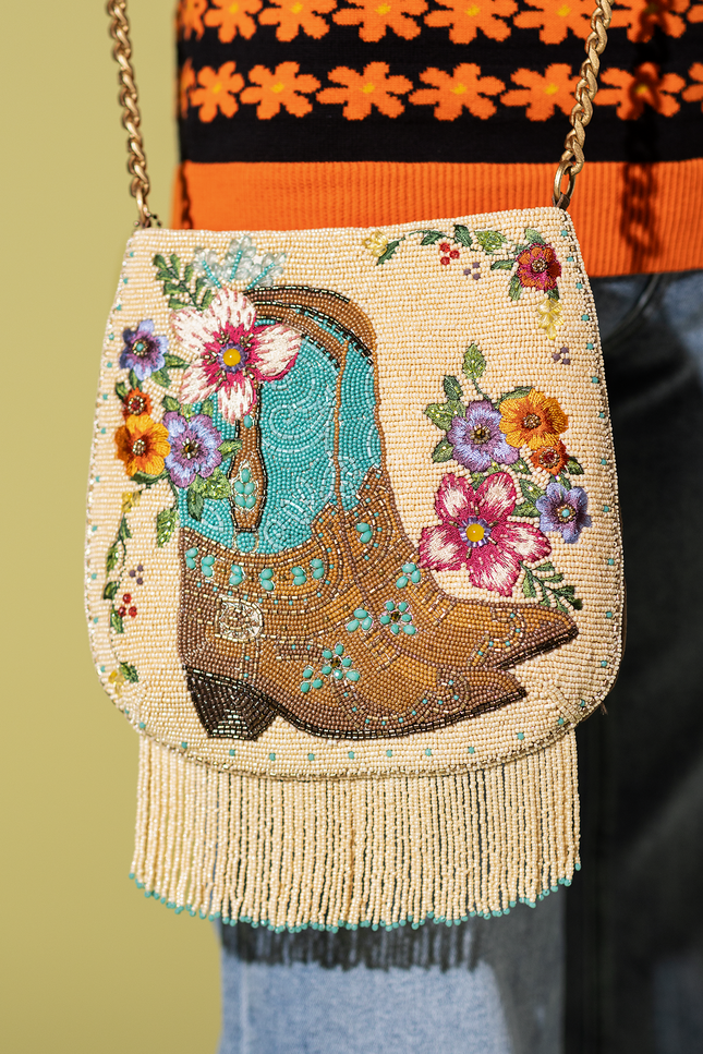 Line Dance Crossbody Handbag