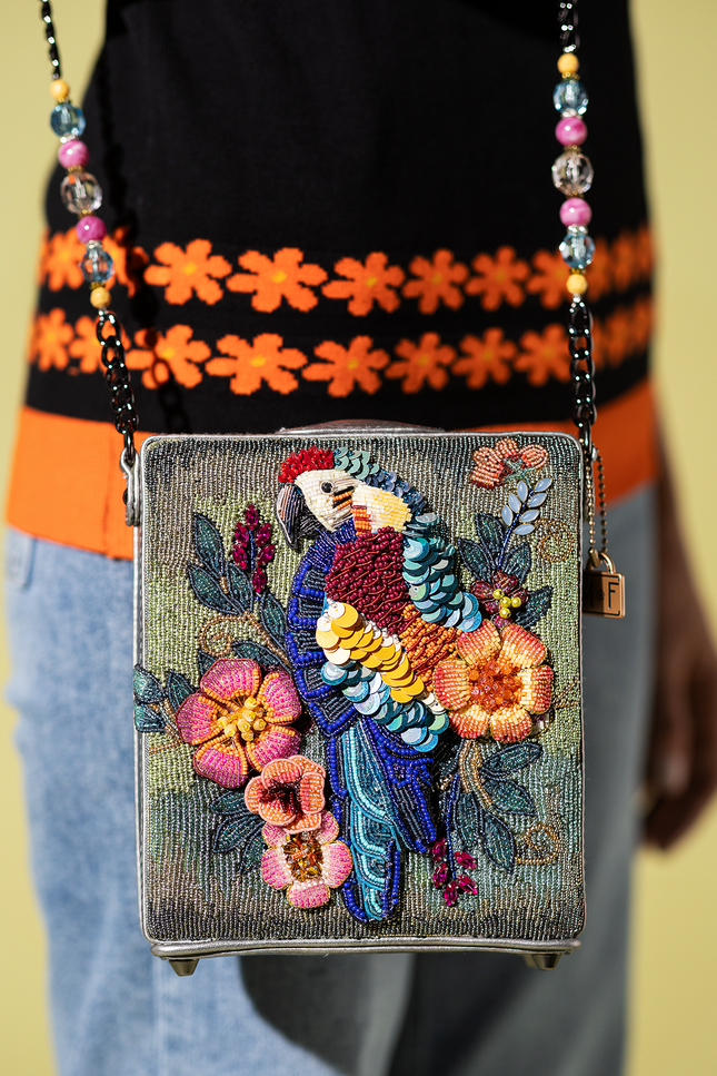 Sitting Pretty Parrot Handbag