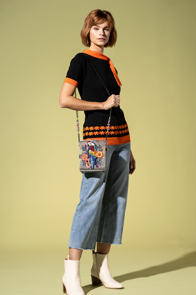 Sitting Pretty Parrot Handbag