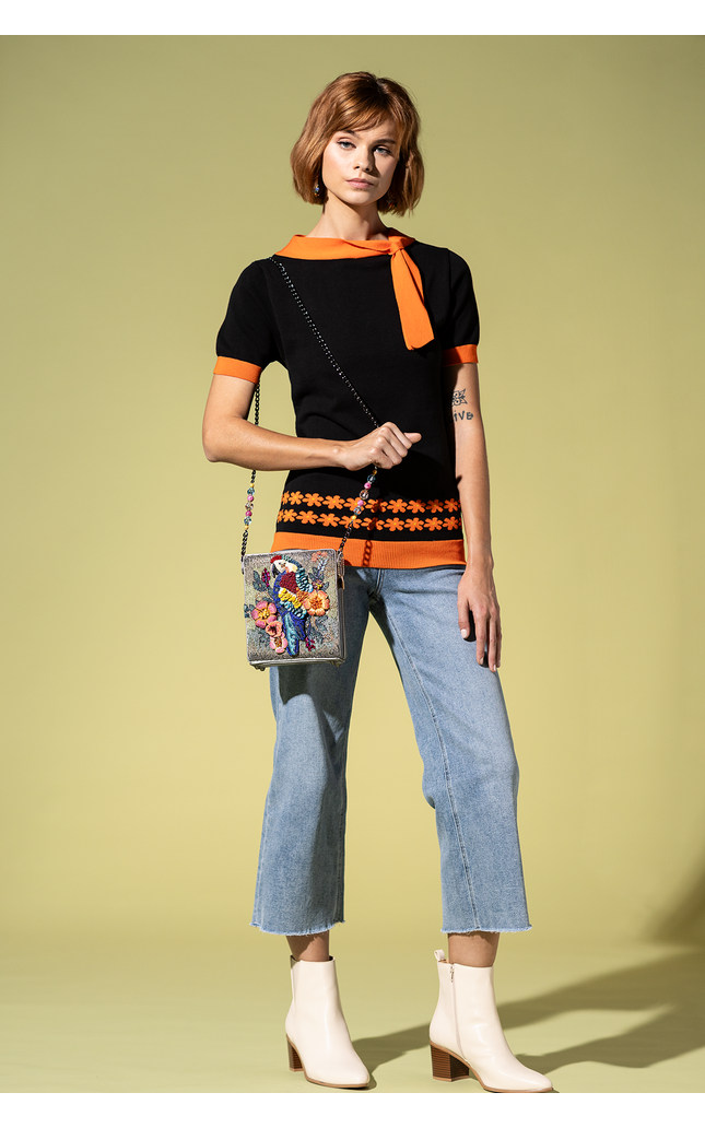 Sitting Pretty Parrot Handbag