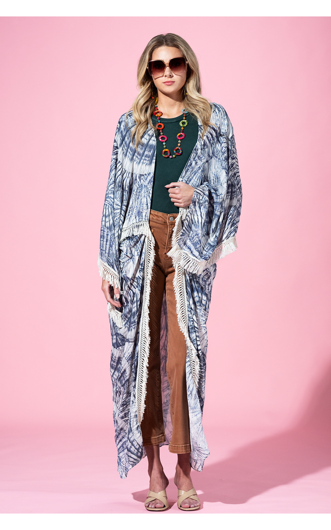 Indigo Drift Kimono