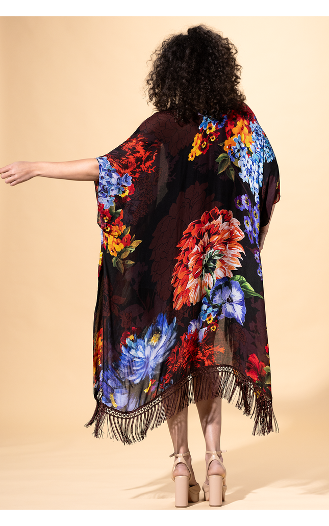 Shadow Blossom Kimono