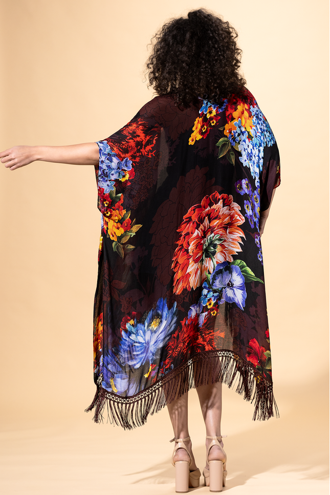 Shadow Blossom Kimono