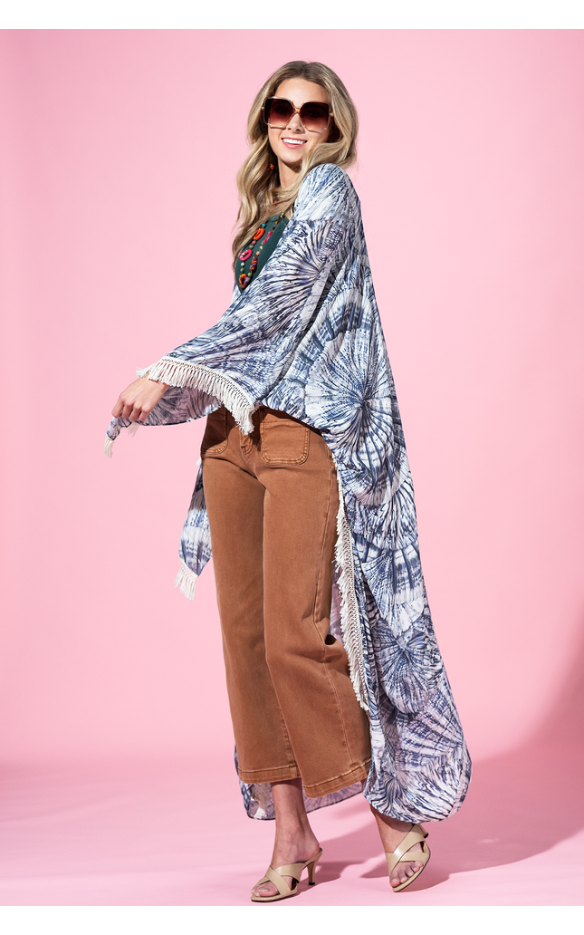 Indigo Drift Kimono