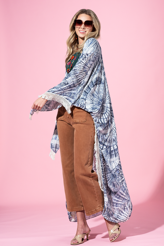 Indigo Drift Kimono