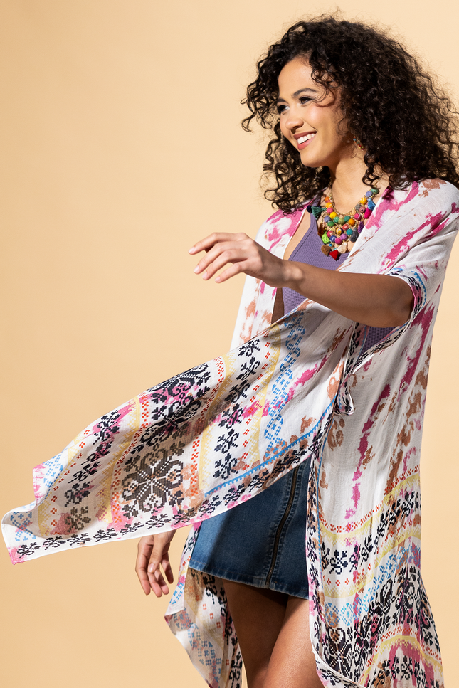 Serenity Shadow Kimono