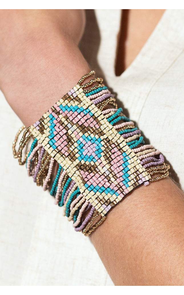 Desert Disco Beaded Bracelet