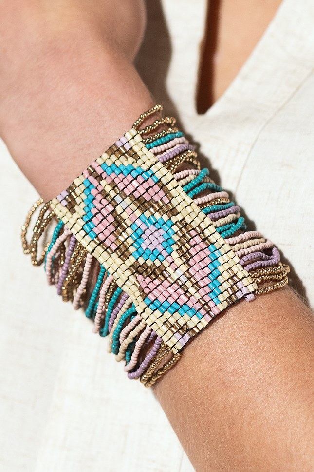 Desert Disco Beaded Bracelet