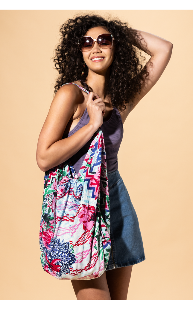 Floral Fantasia Hobo Bag