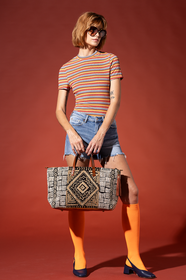 Kahlua Buddy Handcrafted Carryall Tote Bag