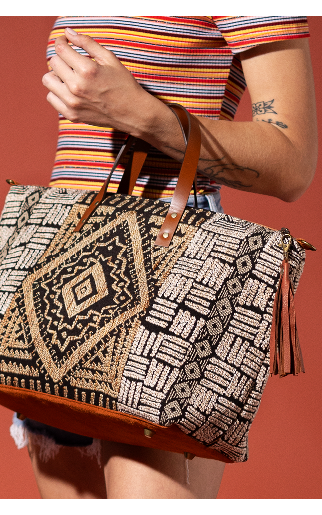 Kahlua Buddy Handcrafted Carryall Tote Bag