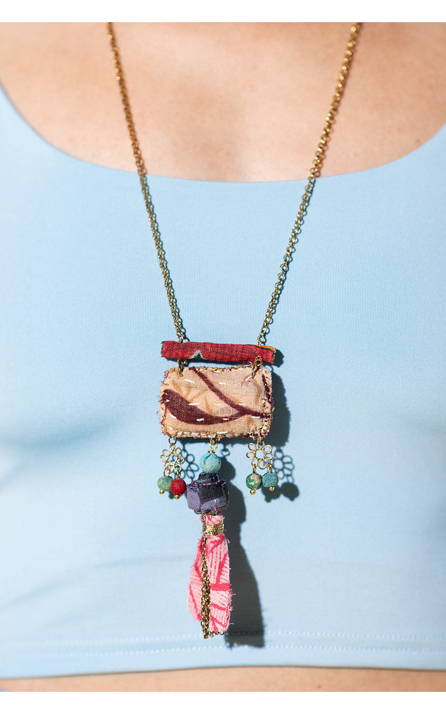 Ethnic Charm Pendant Necklace