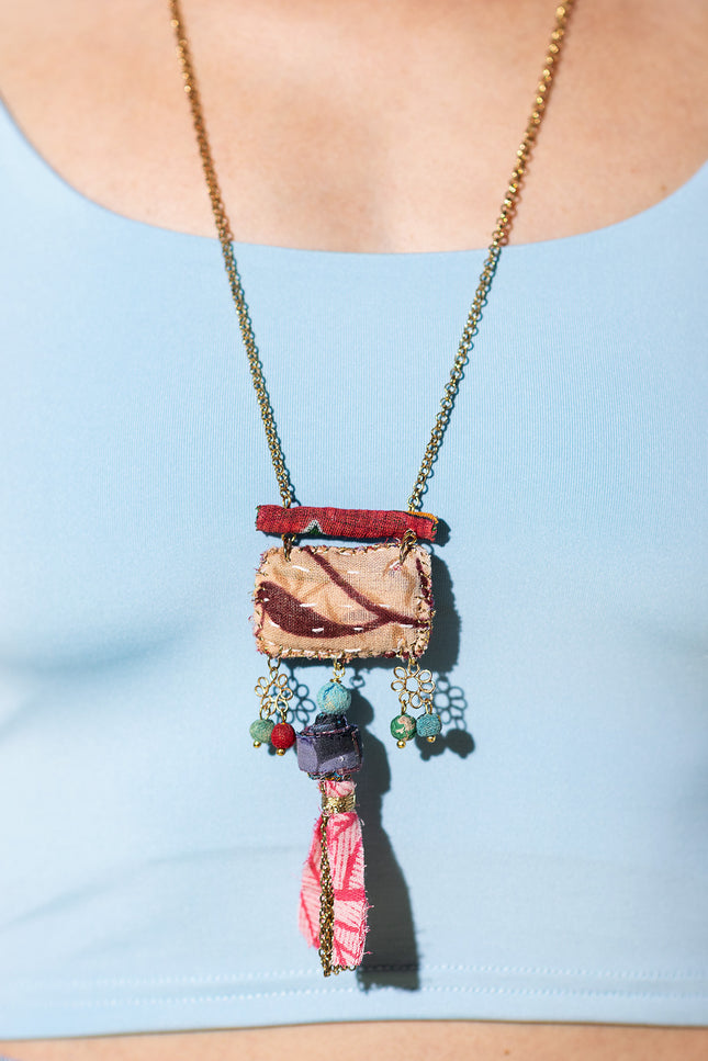 Ethnic Charm Pendant Necklace