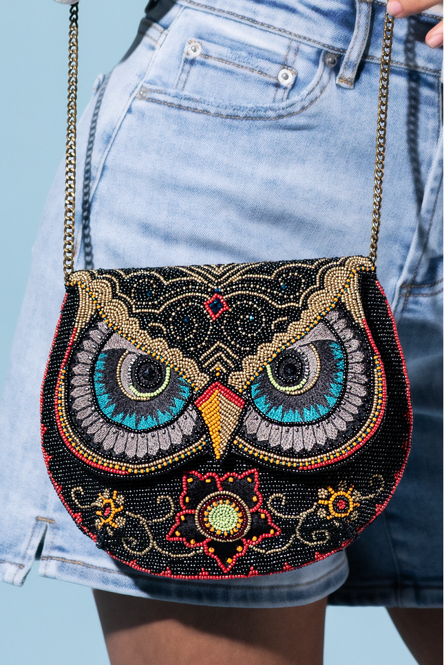 Night Owl Crossbody Handbag