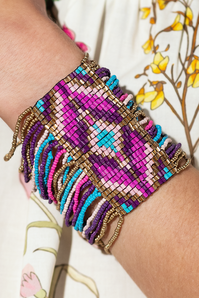 Desert Disco Beaded Bracelet