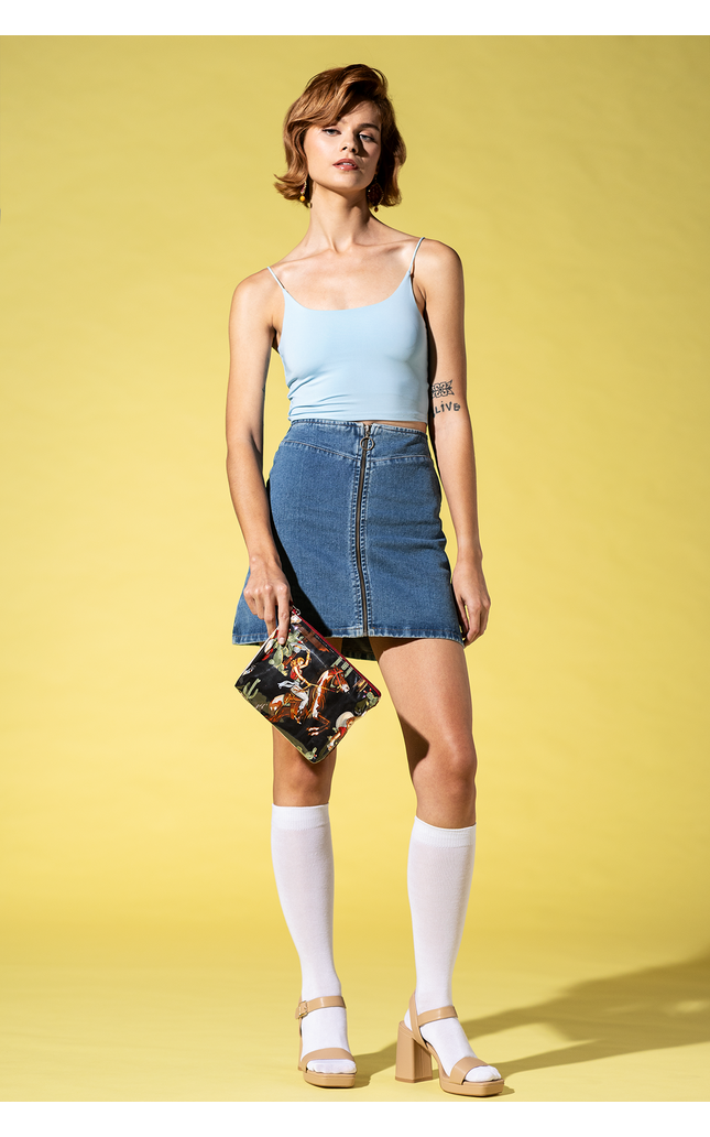 Western Pinup Cowgirl Accessory Pouch