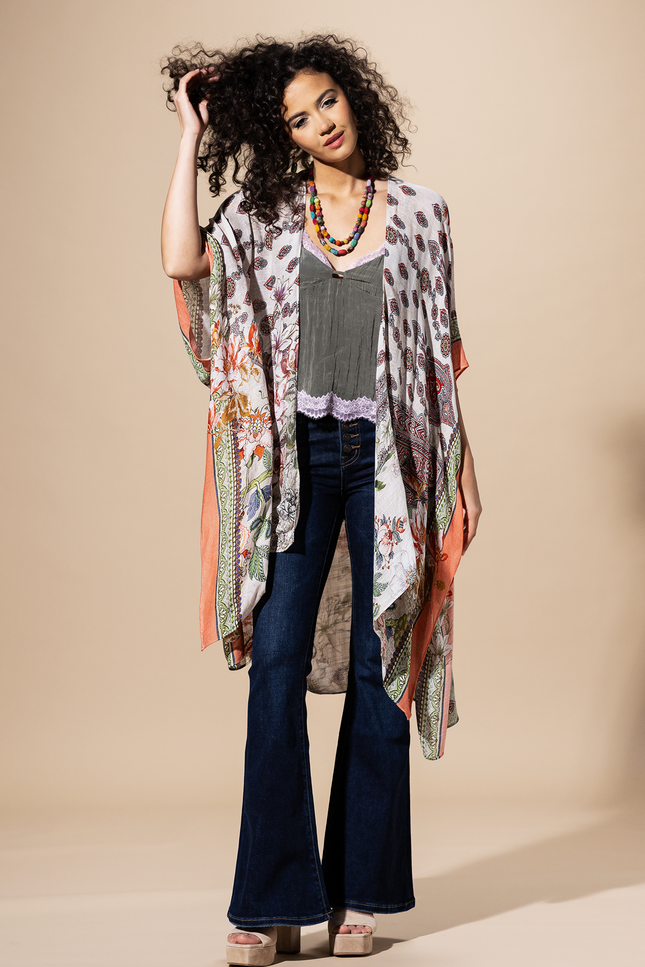 Paisley Meadow Kimono