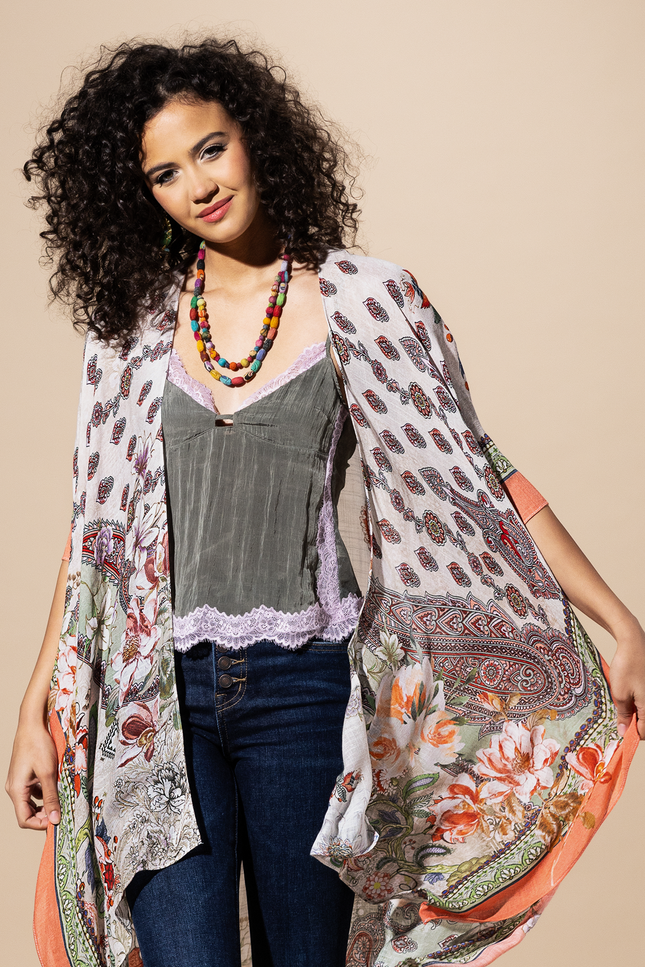 Paisley Meadow Kimono