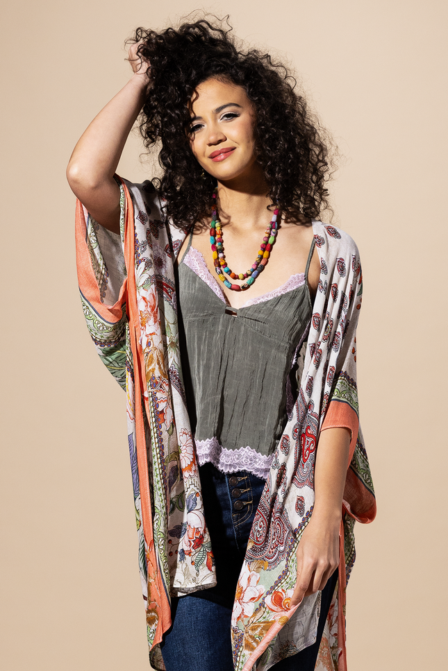 Paisley Meadow Kimono
