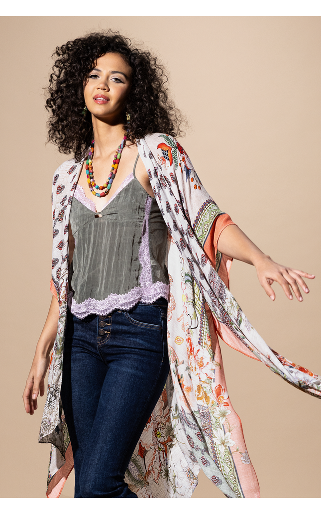 Paisley Meadow Kimono