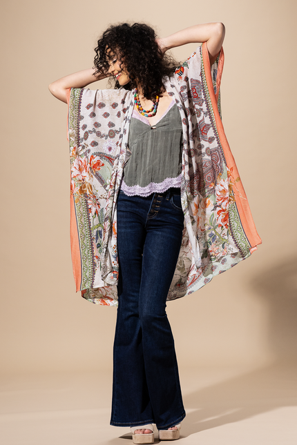 Paisley Meadow Kimono