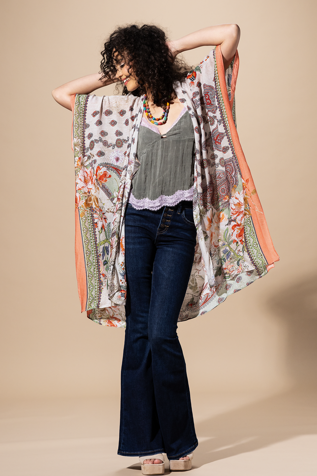 Paisley Meadow Kimono
