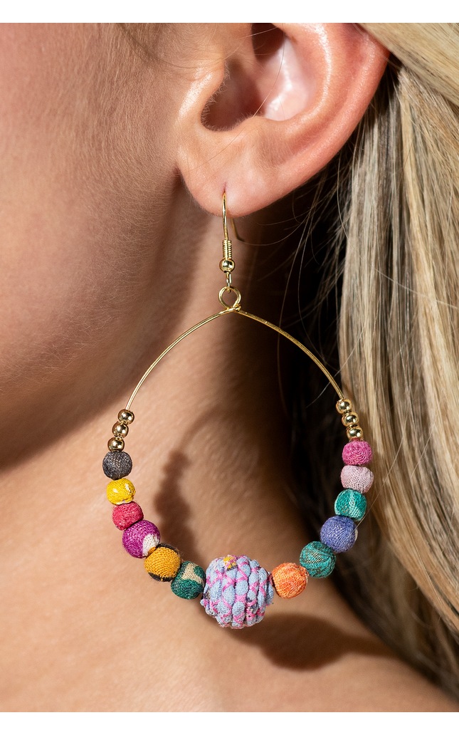 Harlan Upcycled Hoop Earrings