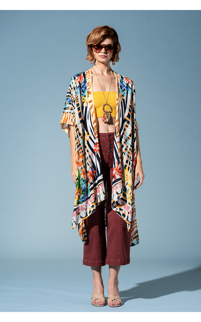 Safari Bloom Kimono
