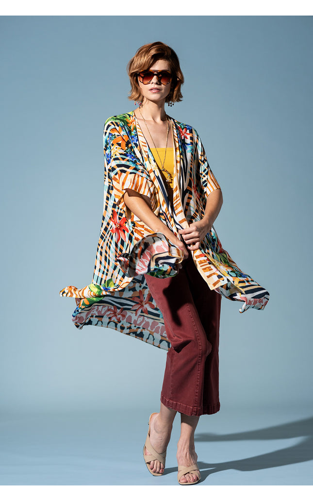 Safari Bloom Kimono