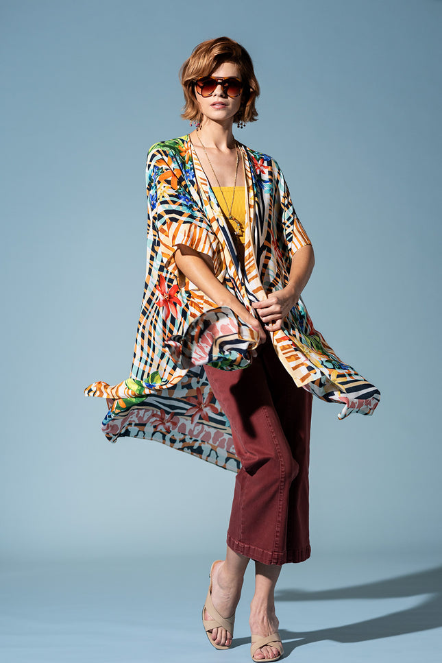 Safari Bloom Kimono