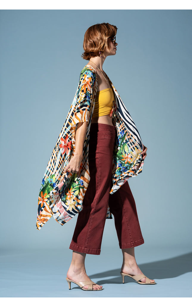 Safari Bloom Kimono