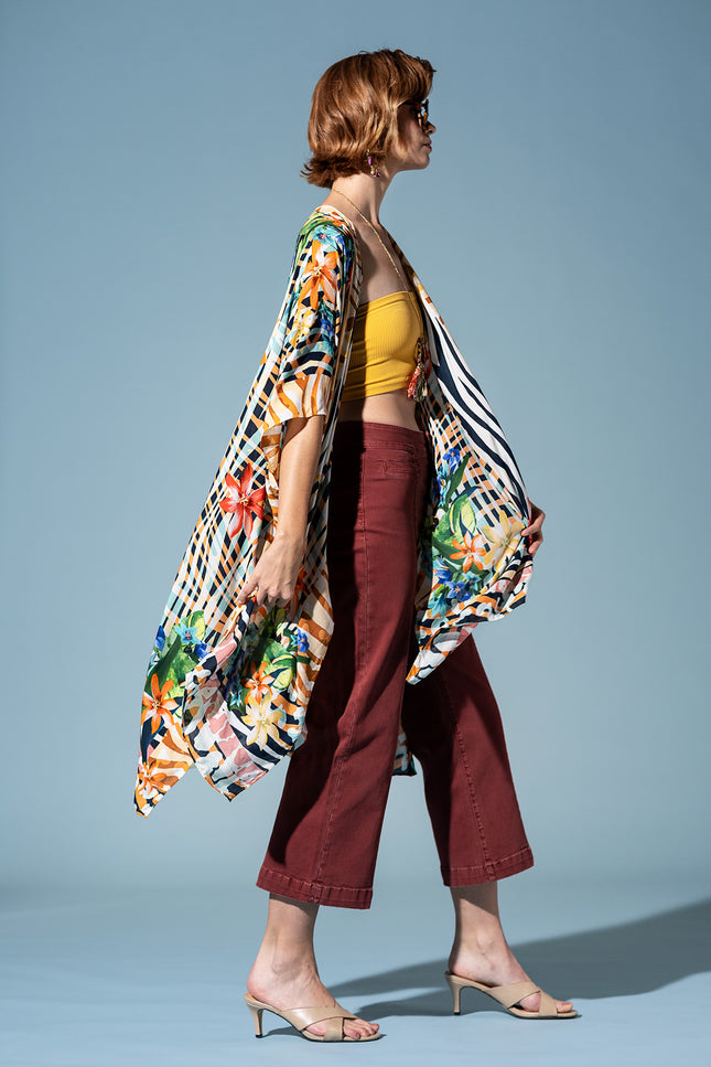 Safari Bloom Kimono