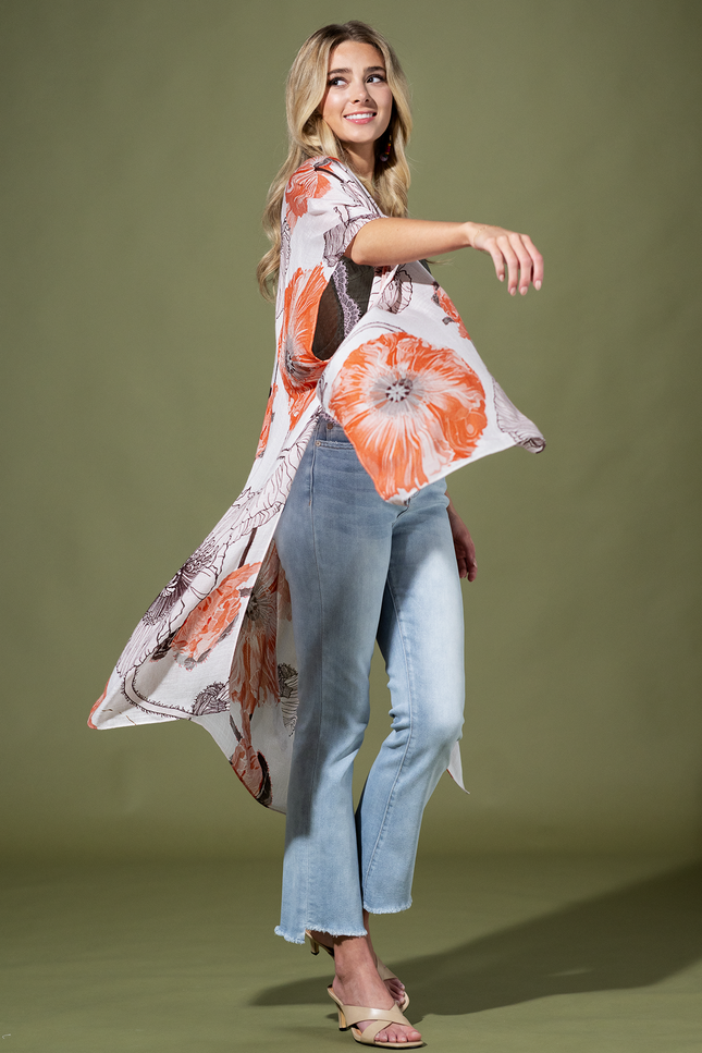 Tangerine Haze Kimono