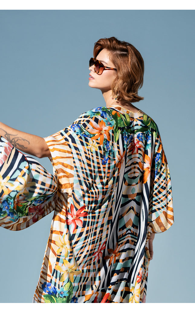 Safari Bloom Kimono