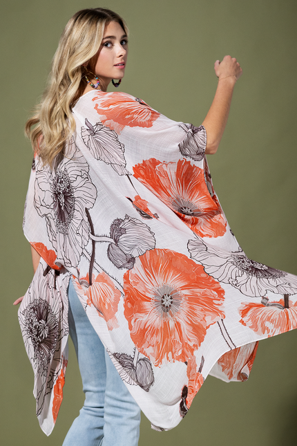 Tangerine Haze Kimono