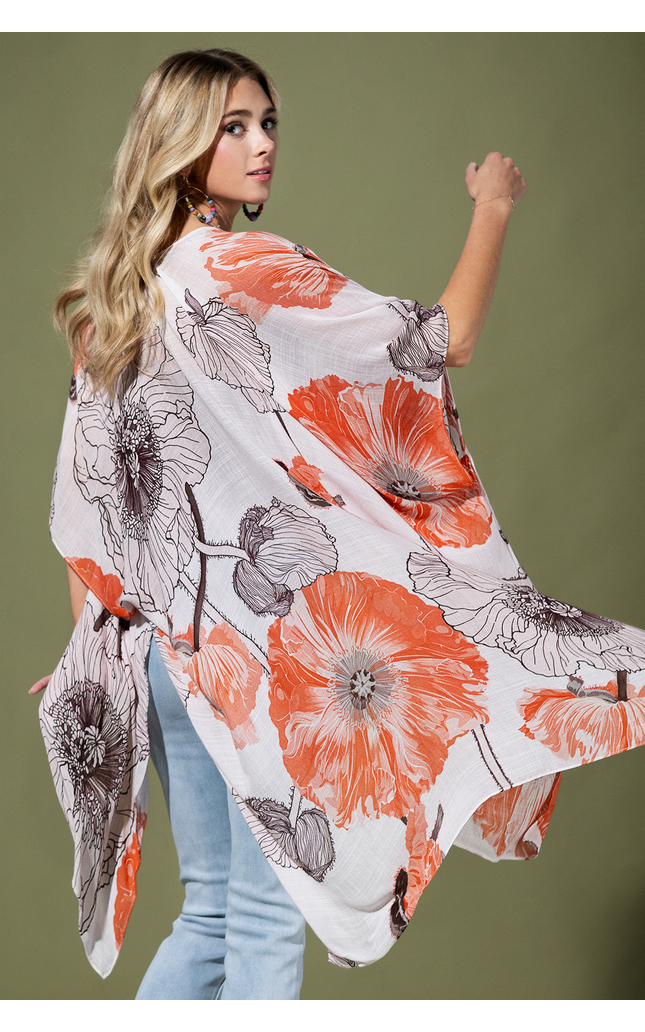 Tangerine Haze Kimono