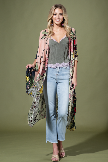 Blush Meadow Kimono