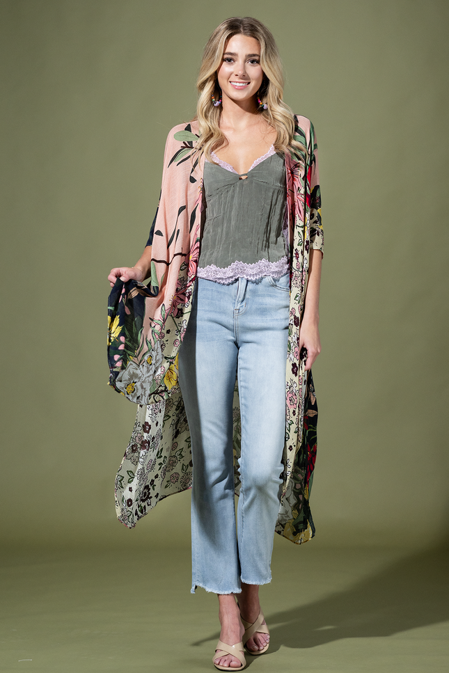 Blush Meadow Kimono
