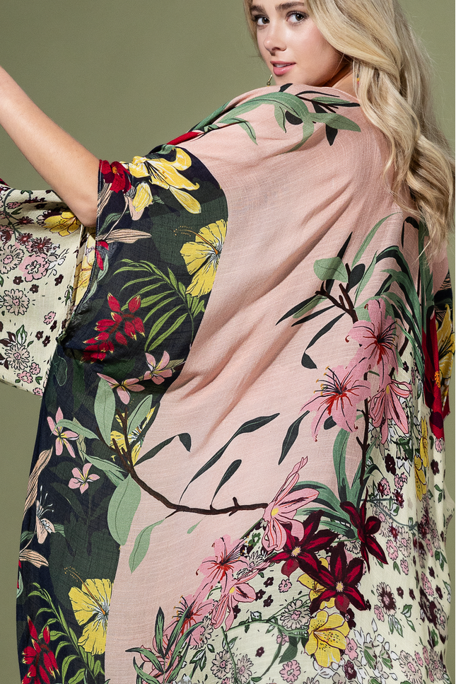 Blush Meadow Kimono