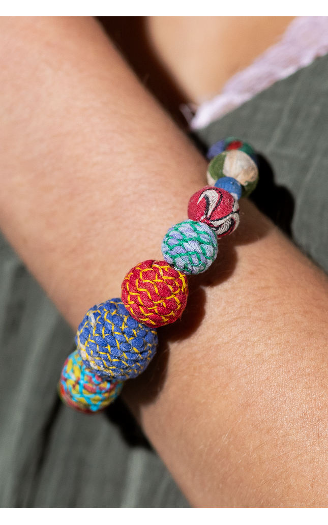 Evermore Sari Bead Bracelet