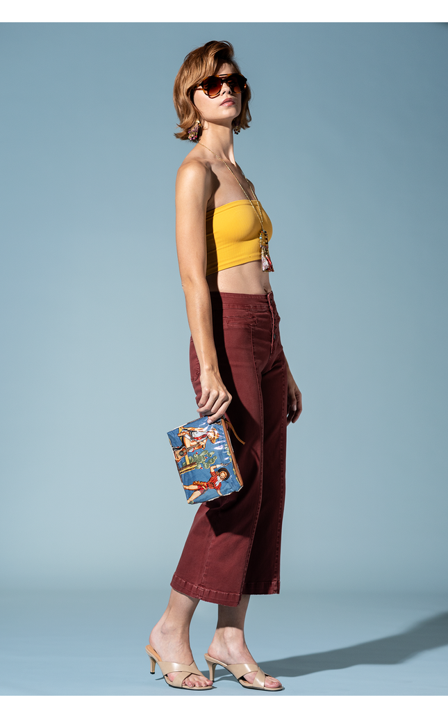 Western Pinup Cowgirl Accessory Pouch