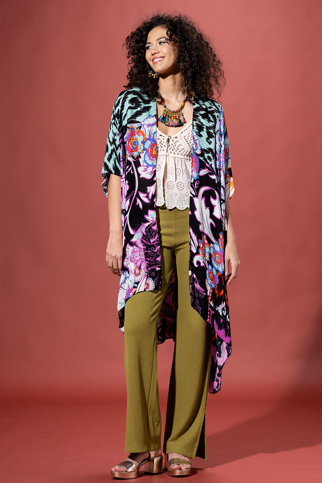 Wild Botanique Cascade Kimono