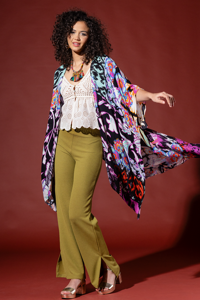 Wild Botanique Cascade Kimono