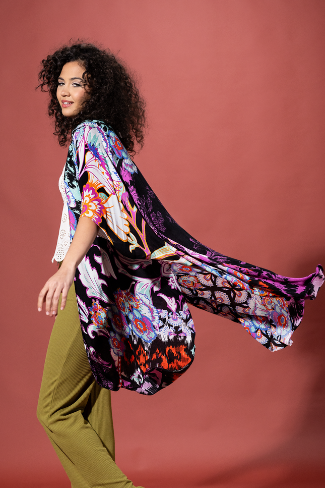Wild Botanique Cascade Kimono