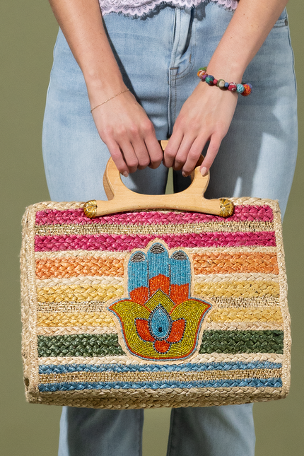Tangier Touch Jute Bag