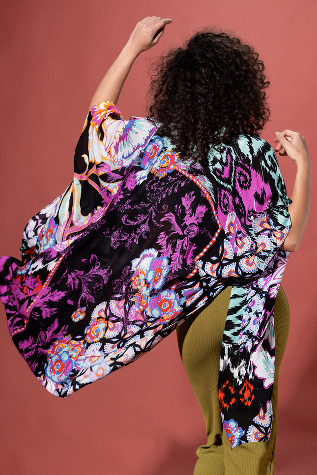 Wild Botanique Cascade Kimono