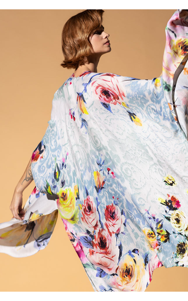 Pastel Watercolor Kimono