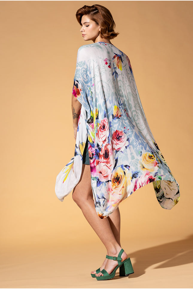 Pastel Watercolor Kimono